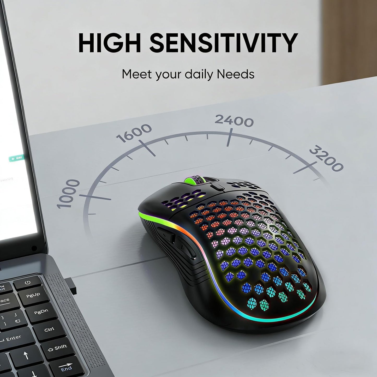 Ultra-Light Wireless RGB Gaming Mouse